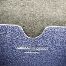 Load image into Gallery viewer, Alexander McQueen Box 16 Python Leather Shoulder Bag Blue
