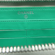 Load image into Gallery viewer, Chanel Leather Wallet Silver
