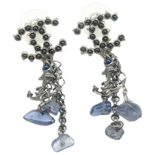 Load image into Gallery viewer, Chanel CC Metal Earrings Silver
