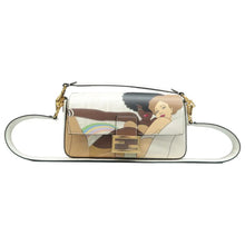 Load image into Gallery viewer, Fendi  Baguette Glazed Fabric FF Bikini Leather Shoulder Bag Multicolor
