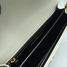 Load image into Gallery viewer, GUCCI Cassandra Leather Shoulder Bag White
