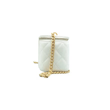 Load image into Gallery viewer, CHANEL Pearl Crush Leather Vanity Case White
