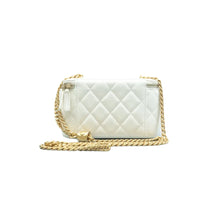 Load image into Gallery viewer, CHANEL Pearl Crush Leather Vanity Case White
