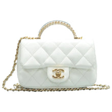 Load image into Gallery viewer, CHANEL CF Leather Satchel Bag White
