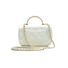 Load image into Gallery viewer, CHANEL CF Leather Satchel Bag White
