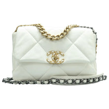 Load image into Gallery viewer, Chanel Leather Shoulder Bag White
