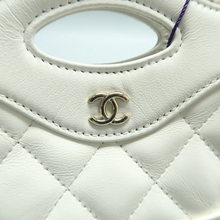 Load image into Gallery viewer, CHANEL Leather Satchel Bag White
