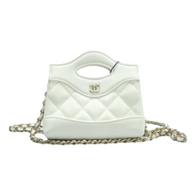 Load image into Gallery viewer, CHANEL Leather Satchel Bag White
