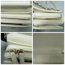 Load image into Gallery viewer, Chanel Leather Shoulder Bag White
