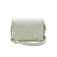 Load image into Gallery viewer, Chanel Leather Shoulder Bag White
