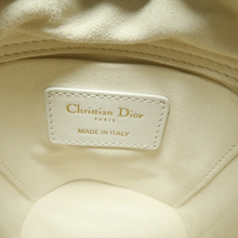 Load image into Gallery viewer, Christian Dior Dior Vibe Bucket Leather Satchel Bag White
