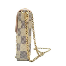 Load image into Gallery viewer, LOUIS VUITTON Félicie Damier Azur Shoulder Bag White
