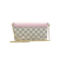 Load image into Gallery viewer, LOUIS VUITTON Felicie Damier Azur Canvas Chain Shoulder Bag Bicolor
