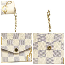 Load image into Gallery viewer, LOUIS VUITTON Felicie Damier Azur Canvas Shoulder Bag White
