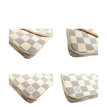 Load image into Gallery viewer, LOUIS VUITTON Félicie Damier Azur Shoulder Bag White
