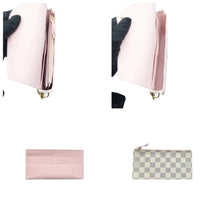 Load image into Gallery viewer, LOUIS VUITTON Felicie Damier Azur Canvas Chain Shoulder Bag Bicolor
