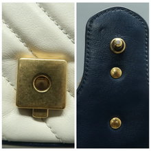 Load image into Gallery viewer, GUCCI GG Marmont Leather Shoulder Bag White
