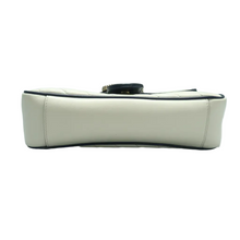 Load image into Gallery viewer, GUCCI GG Marmont Leather Shoulder Bag White
