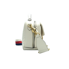 Load image into Gallery viewer, GUCCI GG Marmont Leather Satchel Bag White
