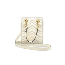 Load image into Gallery viewer, GUCCI GG Marmont Leather Shoulder Bag White
