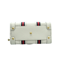 Load image into Gallery viewer, GUCCI Leather Satchel Bag White
