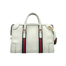 Load image into Gallery viewer, GUCCI Leather Satchel Bag White
