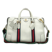 Load image into Gallery viewer, GUCCI Leather Satchel Bag White
