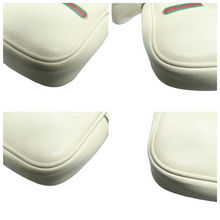 Load image into Gallery viewer, Gucci Print Leather Shoulder Bag White
