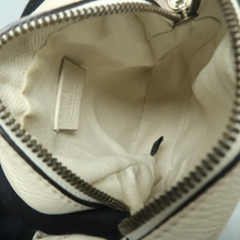 Load image into Gallery viewer, Gucci Print Leather Shoulder Bag White
