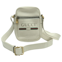 Load image into Gallery viewer, GUCCI Leather Shoulder Bag White

