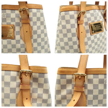 Load image into Gallery viewer, LOUIS VUITTON Hampstead Damier Azur Canvas Shoulder Bag White
