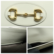 Load image into Gallery viewer, Gucci Horsebit 1955 Leather Shoulder Bag White
