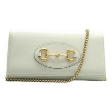 Load image into Gallery viewer, Gucci Horsebit 1955 Leather Shoulder Bag White
