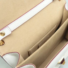 Load image into Gallery viewer, FENDI Kan I Leather Shoulder Bag White
