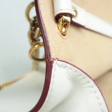 Load image into Gallery viewer, FENDI Kan I Leather Shoulder Bag White
