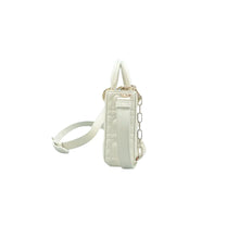 Load image into Gallery viewer, Christian DIOR Lady Dior Leather Satchel Bag White
