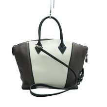 Load image into Gallery viewer, Louis Vuitton Lockit Monogram Canvas Tote Bag Bicolor
