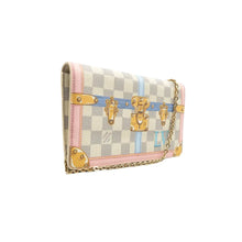 Load image into Gallery viewer, Louis Vuitton Weekend Pochette Damier Azur Canvas Shoulder Bag White
