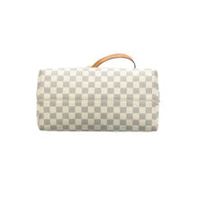 Load image into Gallery viewer, Louis Vuitton Lena Damier Azur Canvas Shoulder Bag White
