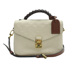 Load image into Gallery viewer, Louis Vuitton Metis Monogram Leather Satchel Bag White
