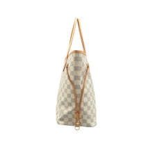 Load image into Gallery viewer, Louis Vuitton Neverfull MM Damier Azur Tote Shoulder Bag Rose Bellarine
