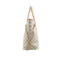 Load image into Gallery viewer, Louis Vuitton Neverfull MM Damier Azur Tote Shoulder Bag Rose Bellarine
