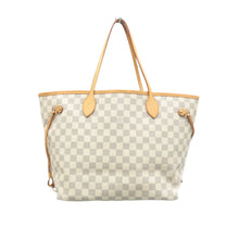 Load image into Gallery viewer, Louis Vuitton Neverfull MM Damier Azur Tote Shoulder Bag Rose Bellarine
