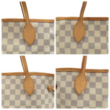 Load image into Gallery viewer, Louis Vuitton Neverfull MM Damier Azur Tote Shoulder Bag Rose Bellarine
