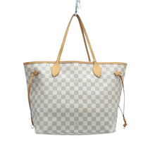 Load image into Gallery viewer, LOUIS VUITTON Neverfull  Canvas Leather Shoulder Bag White
