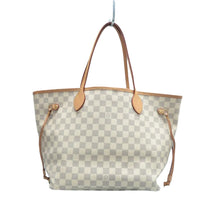 Load image into Gallery viewer, Louis Vuitton Neverfull MM Damier Azur Tote Shoulder Bag Rose Bellarine
