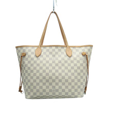 Load image into Gallery viewer, Louis Vuitton Neverfull MM Damier Azur Tote Shoulder Bag Rose Bellarine
