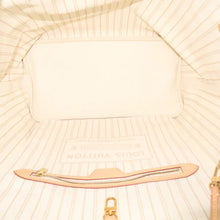 Load image into Gallery viewer, Louis Vuitton Neverfull MM W/P Damier Azur Canvas Shoulder Bag White
