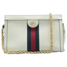 Load image into Gallery viewer, GUCCI Ophidia Chain Leather Shoulder Bag White
