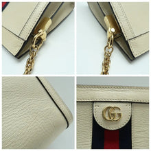 Load image into Gallery viewer, GUCCI Ophidia Leather Shoulder Bag White
